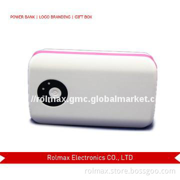 6600mah power bank for mobile phones with LED light
